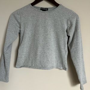 Pretty little thing crop long sleeve